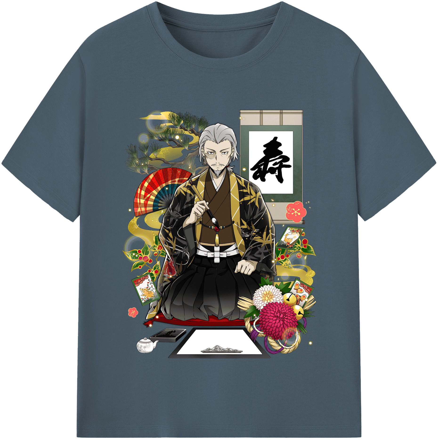 （画像用） 文豪ストレイドッグス Bungo Stray Dogs 綿100％半袖Tシャツ（フロントプリント）